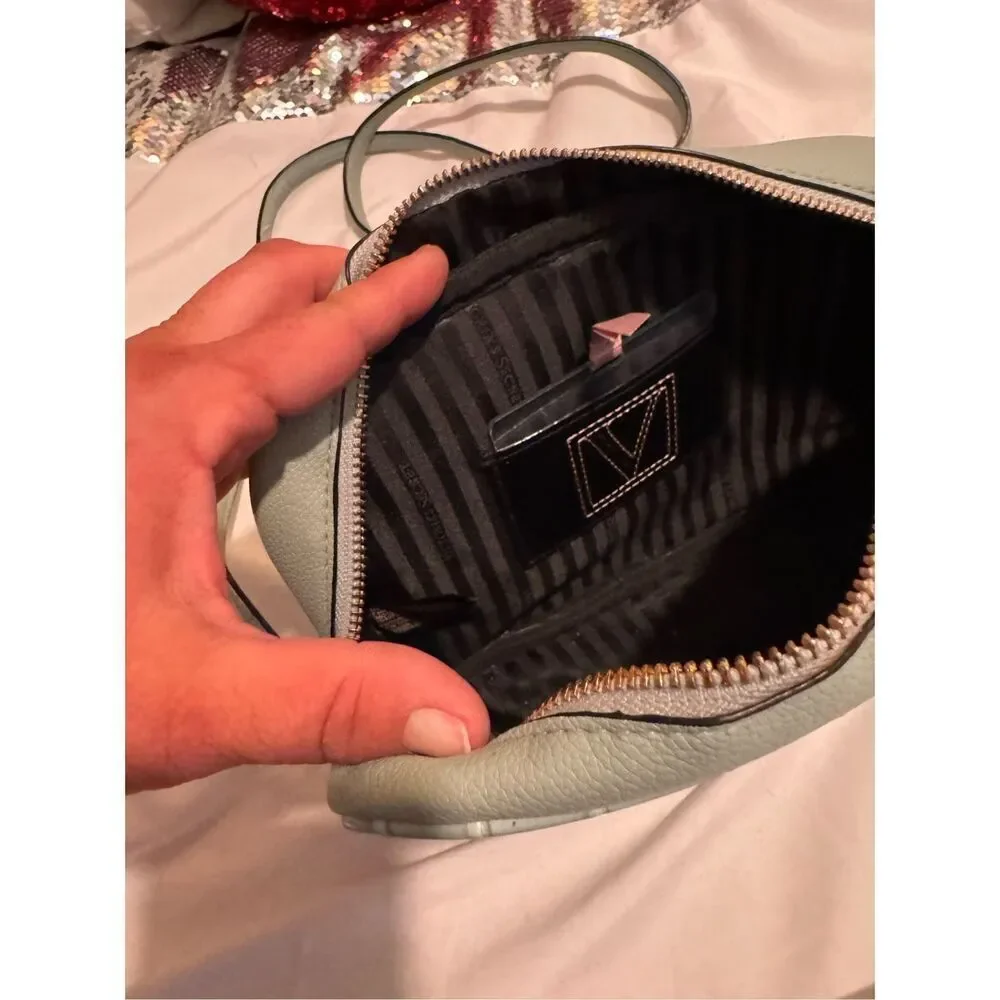 Victorias secret VS the Victoria top zip crossbody bag purse pocketbook green